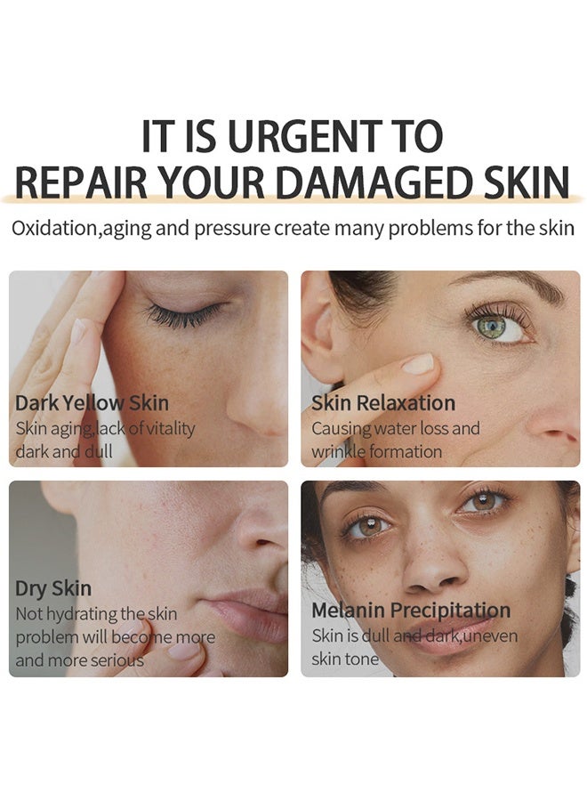 ام اس ال اي ام كريم العسل الأسود، مرطب وجه مضاد للشيخوخة للنساء والرجال، كريم وجه مرطب نهاري/ليلي للبشرة الجافة والحساسة، كريم وجه مغذٍ ومرطب بالعسل، 30 جرام - Image 2